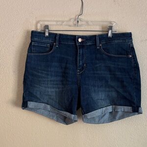 Signature by Levi Strauss Dark Blue Jean Shorts
